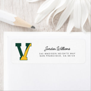 University of Vermont V Label