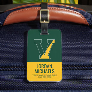 University of Vermont V Luggage Tag