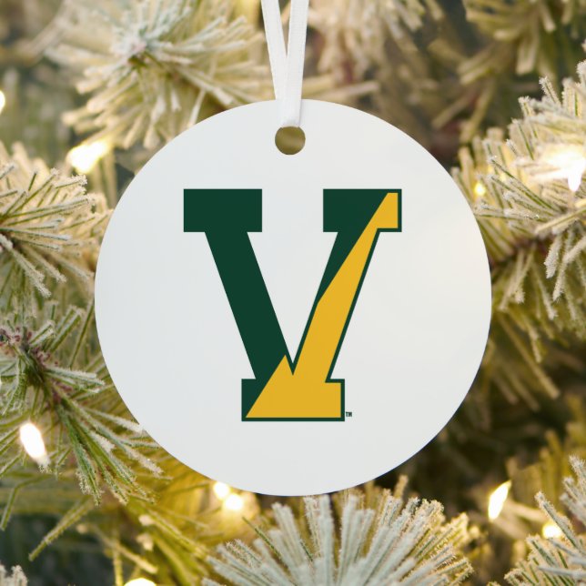 University of Vermont | V Metal Ornament (Insitu)
