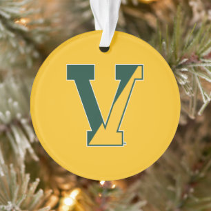 University of Vermont V Ornament