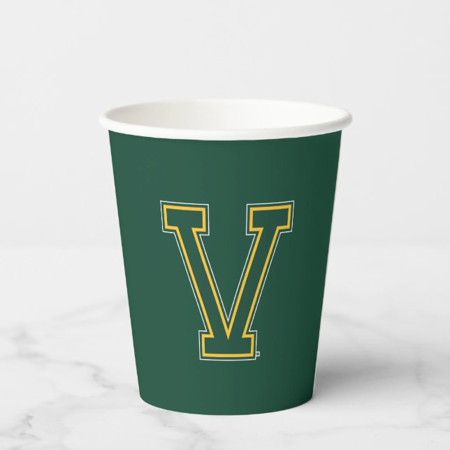 University of Vermont V Paper Cups (Back)