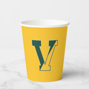 University of Vermont V Paper Cups