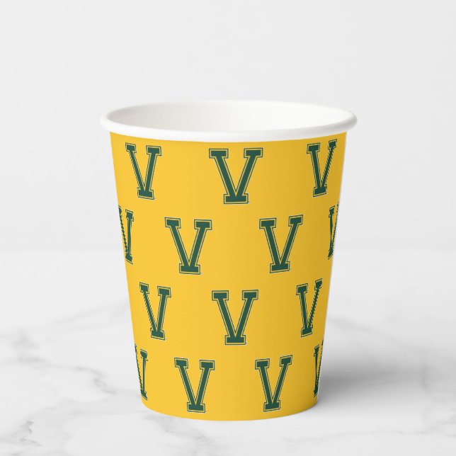 University of Vermont V Paper Cups (Back)