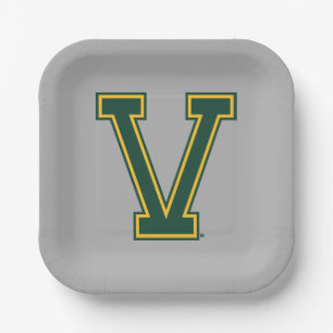 University of Vermont V Paper Plates