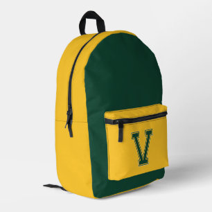 University of Vermont V Printed Backpack