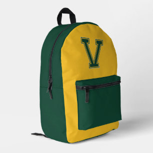 University of Vermont V Printed Backpack