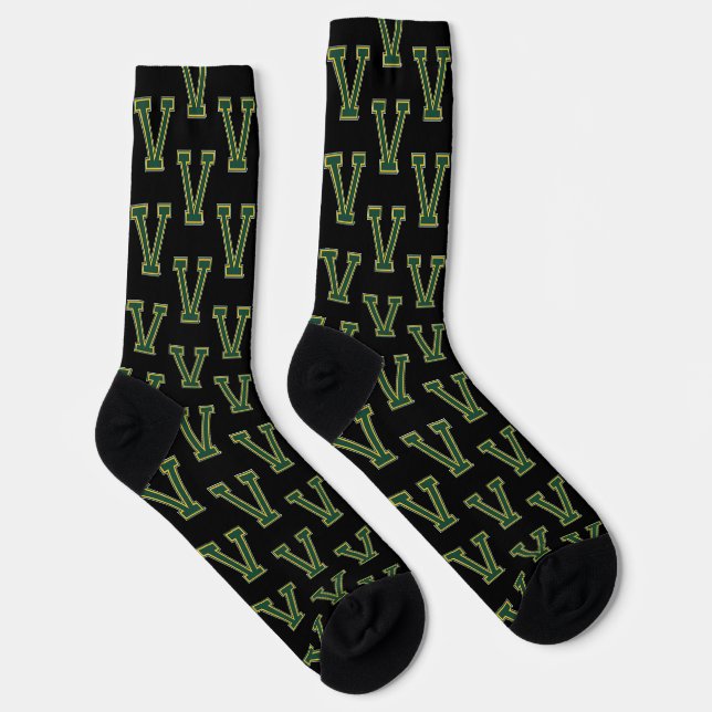 University of Vermont V Socks (Right)
