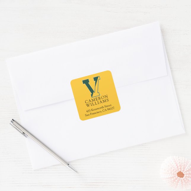 University of Vermont | V Square Sticker (Envelope)