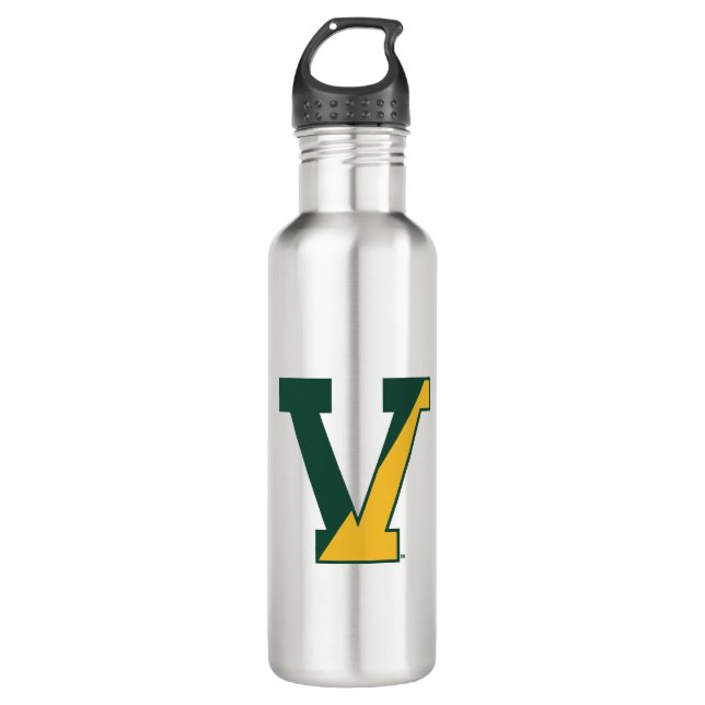 University of Vermont | V Stainless Steel Water Bottle (Front)