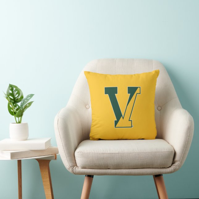 University of Vermont | V Throw Pillow (Chair)