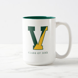 University of Vermont   V Two-Tone Coffee Mug