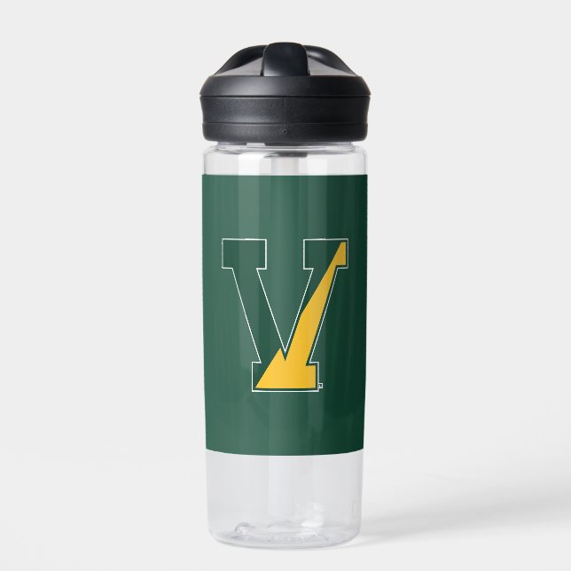 University of Vermont | V Water Bottle (Front)