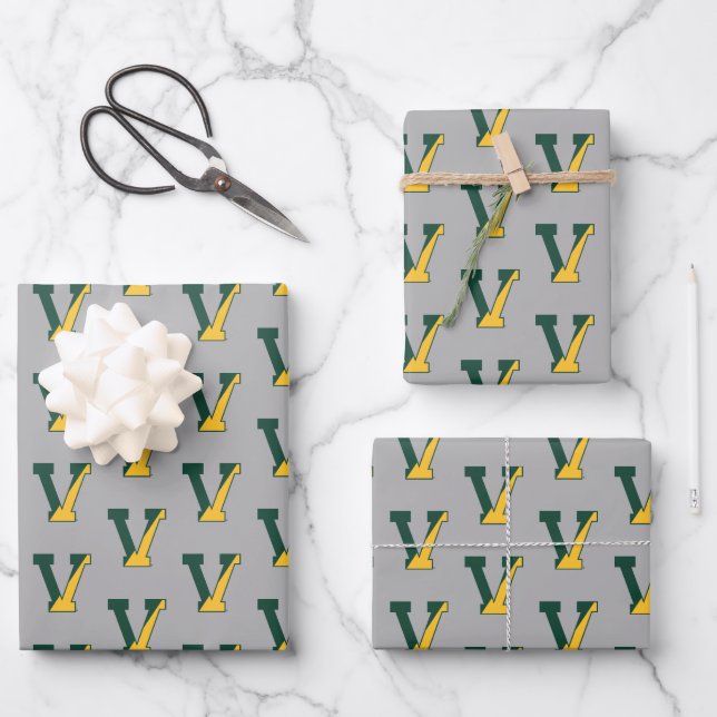 University of Vermont | V Wrapping Paper Sheets (Front)