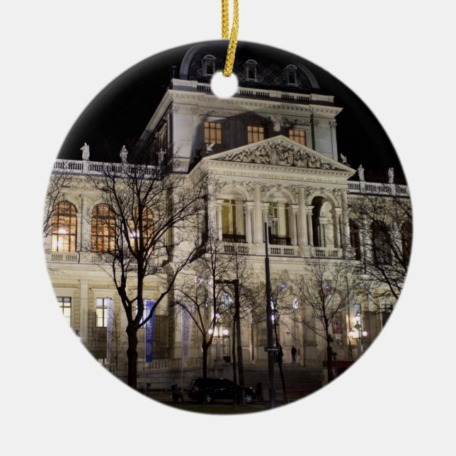 University Of Vienna Austria Ceramic Ornament (Front)