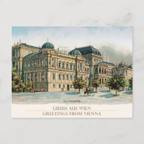 University of Vienna _ Universitt Wien Postcard