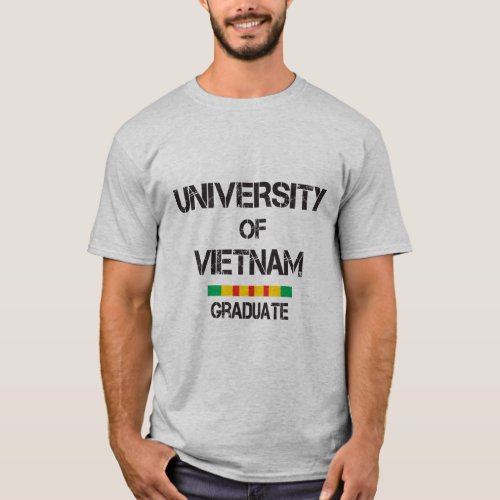University of Vietnam distressed 1 graduate T_Shirt