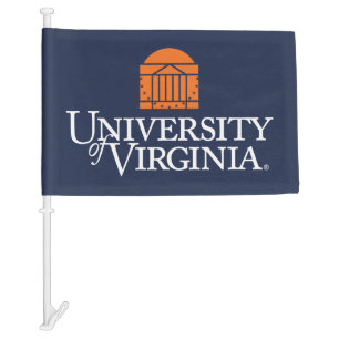University of Virginia Car Flag