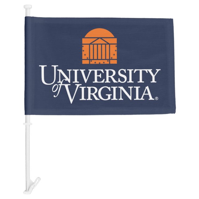 University of Virginia Car Flag (Front)