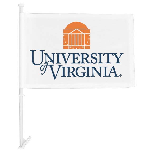 University of Virginia Car Flag (Front)