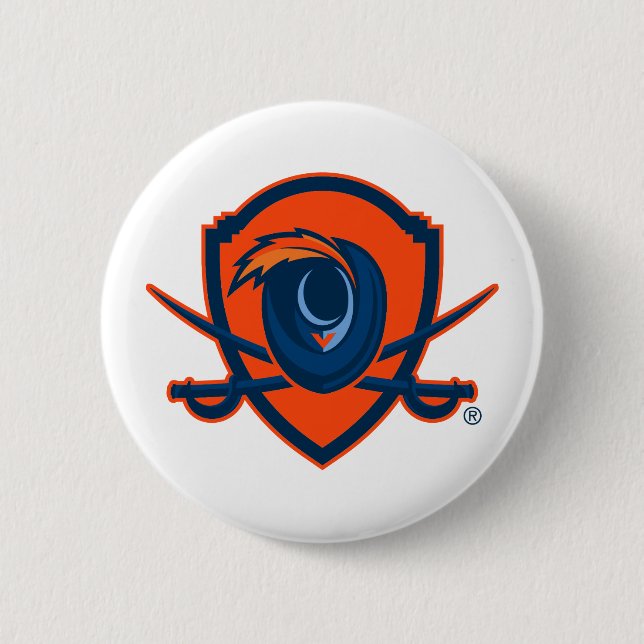 University of Virginia | Cavalier Shield Button (Front)