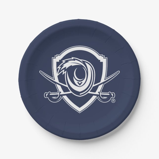 University of Virginia | Cavalier Shield Paper Plates (Front)