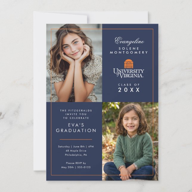University of Virginia Graduation Invitation (Front)