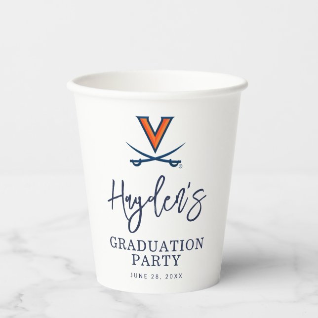 University of Virginia Graduation Paper Cups (Front)