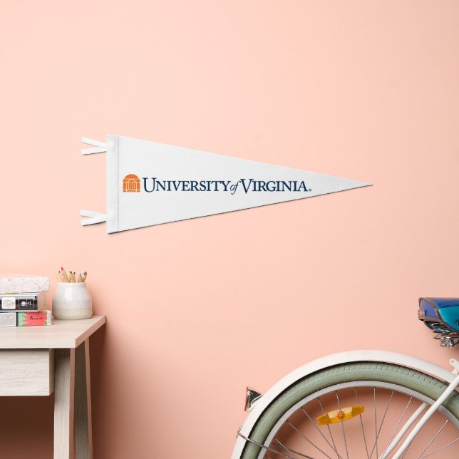 University of Virginia Pennant Flag (Front)