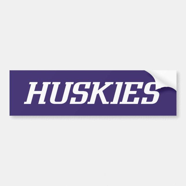 University of Washington Bumper Sticker (Front)