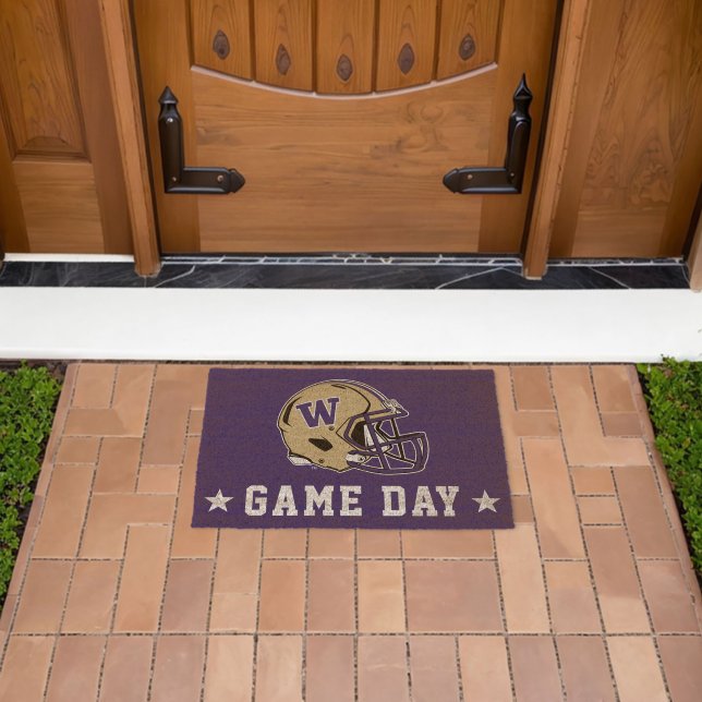 University of Washington Game Day Fiber Doormat (Insitu (Outdoor))