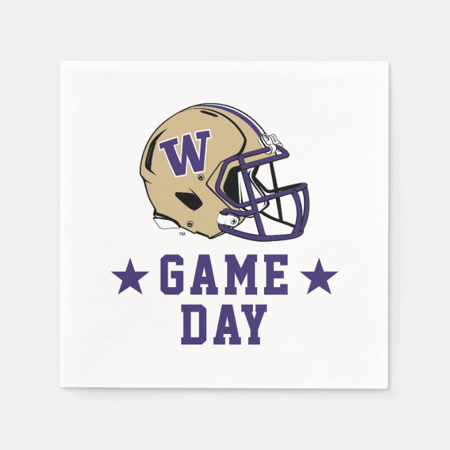University of Washington Game Day Napkins (Front)