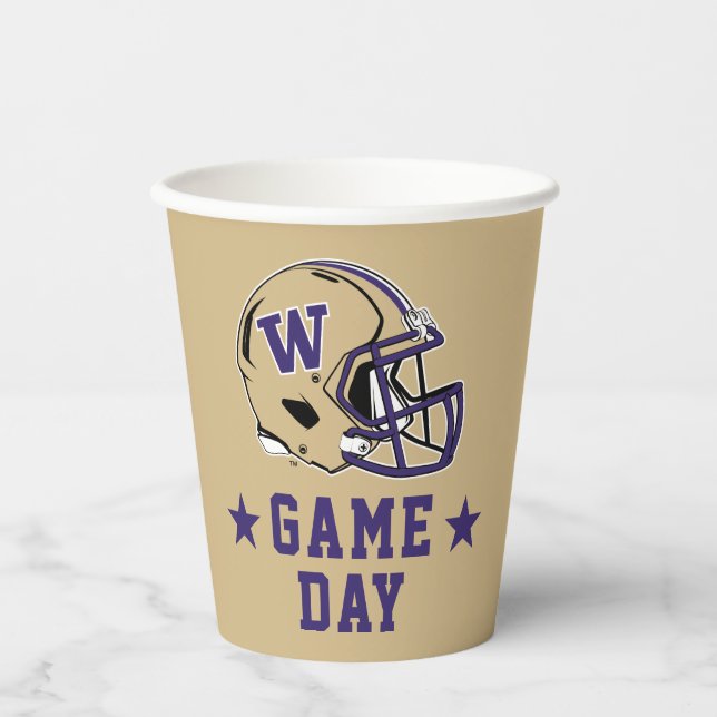 University of Washington Game Day Paper Cups (Front)