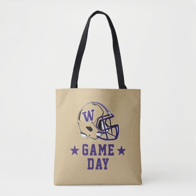 University of Washington Game Day Tote Bag (Front)