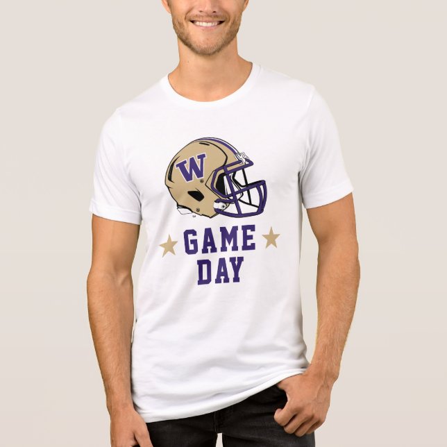 University of Washington Game Day Tri-Blend Shirt (Front)