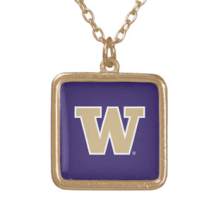University of Washington Gold Plated Necklace