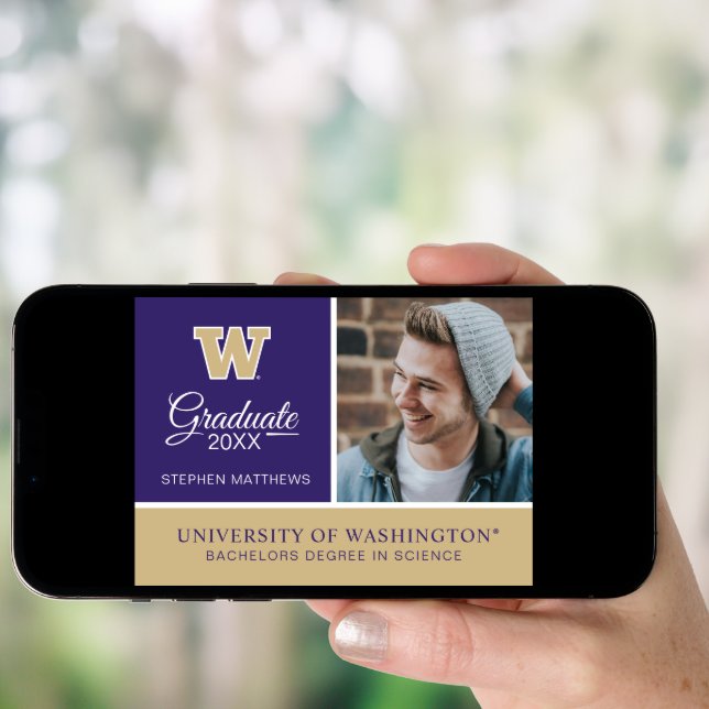 University of Washington Graduate Invitation (Front Digital)