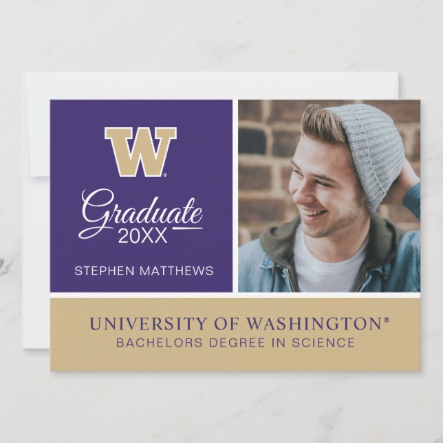 University of Washington Graduate Invitation (Front)