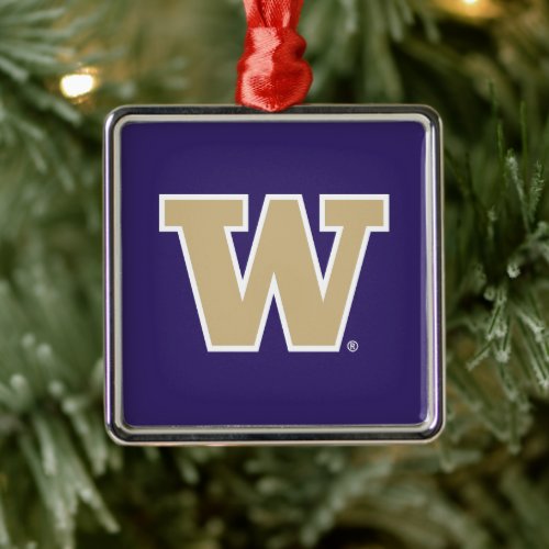 University of Washington Metal Ornament