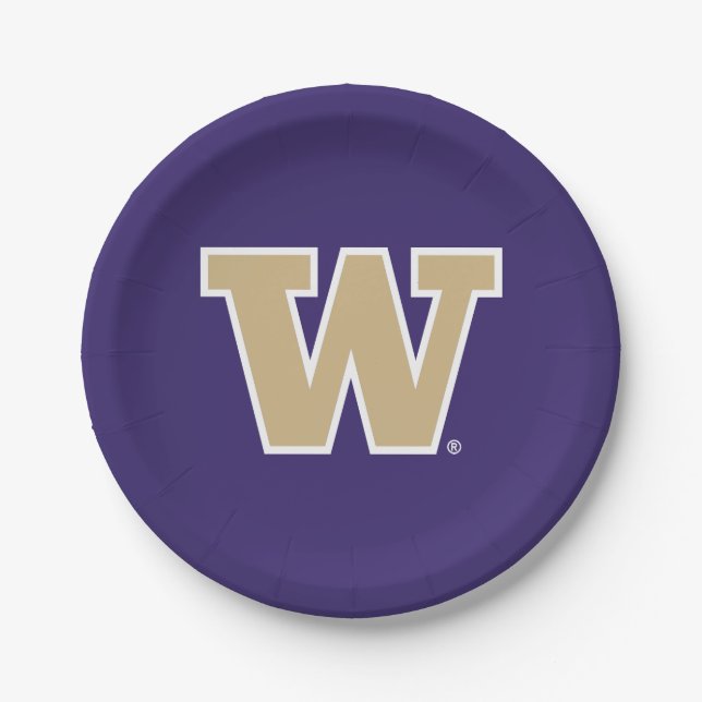 University of Washington Paper Plates (Front)