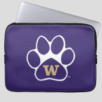 University of Washington Purple & Gold Husky Paw Laptop Sleeve
