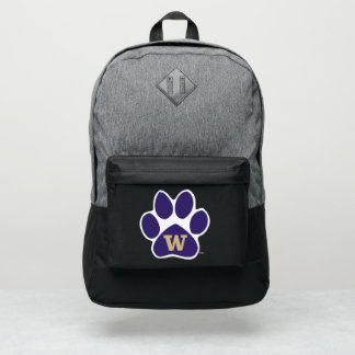 University of Washington Purple & Gold Husky Paw Port Authority® Backpack