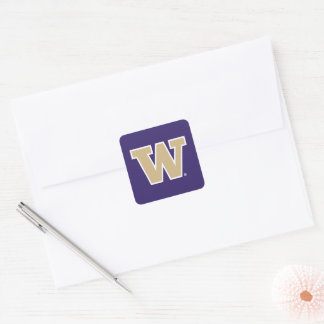 University of Washington Square Sticker