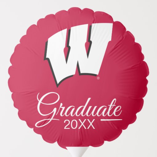 University of Wisconsin Graduation Balloon Zazzle