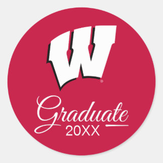 University of Wisconsin | Graduation Classic Round Sticker