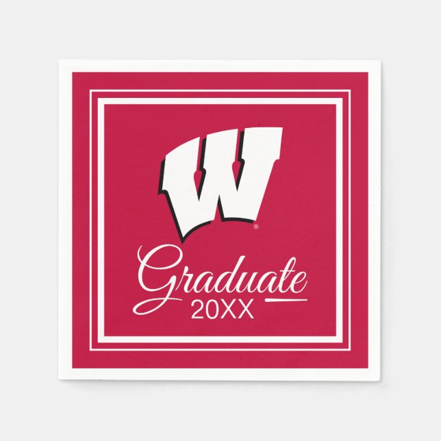University of Wisconsin | Graduation Napkins (Front)