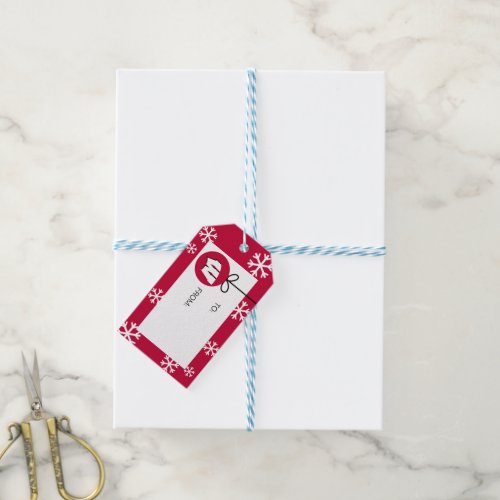 University of Wisconsin  Holiday Gift Tags