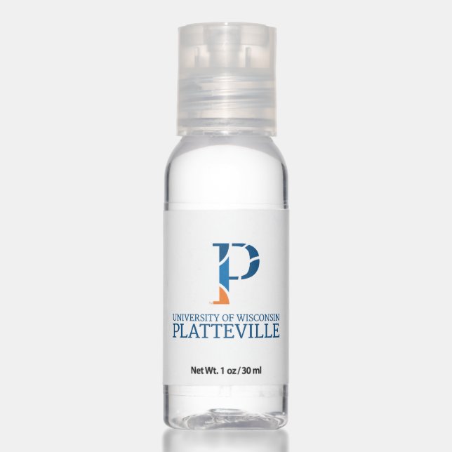 University of Wisconsin Platteville Hand Sanitizer (Front)