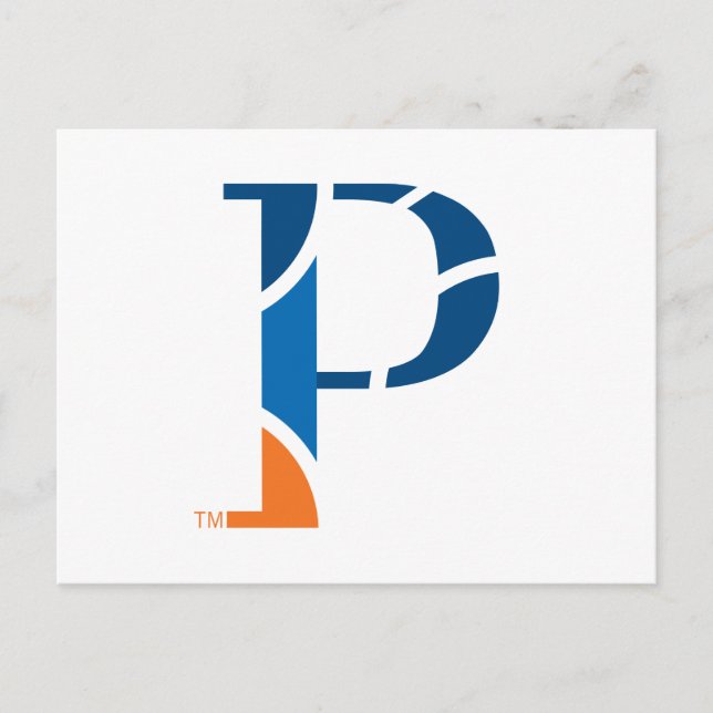 University of Wisconsin Platteville P Postcard (Front)