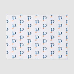 University of Wisconsin Platteville P Tissue Paper