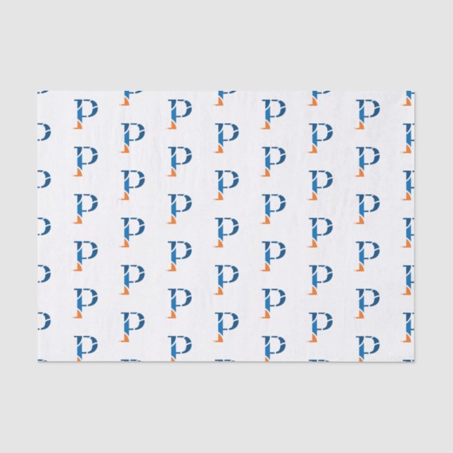 University of Wisconsin Platteville P Tissue Paper (Front)